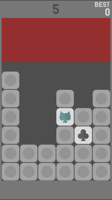 Matching a pair of cards in Heart Drop