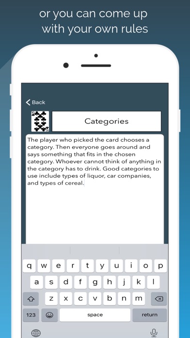 King's Cup rules reference card